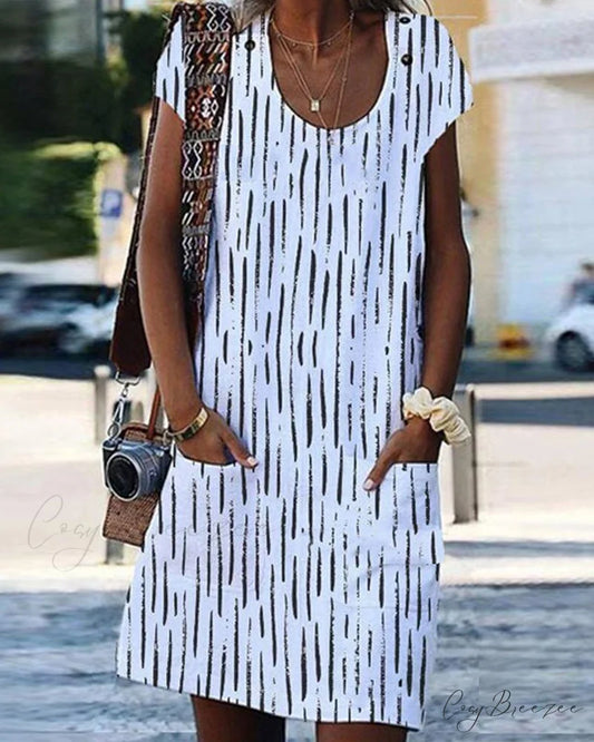 Summer dress - pockets included Black / S