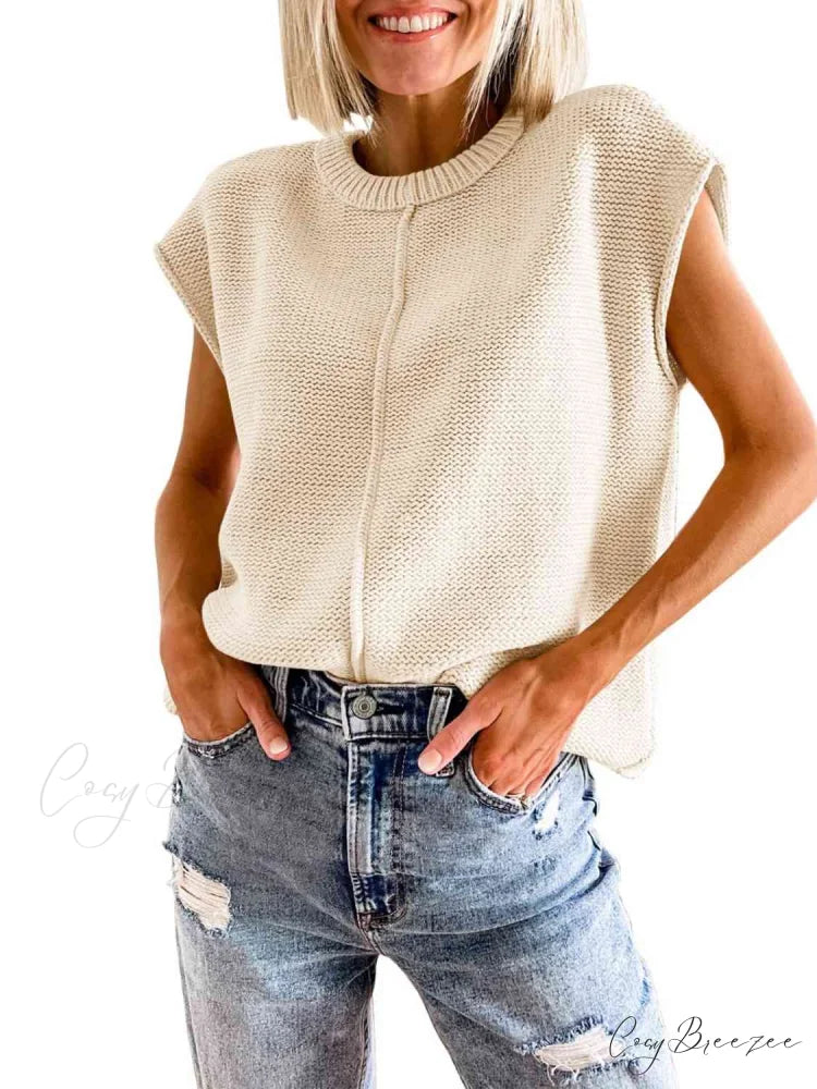 Sweater Sleeveless Vest