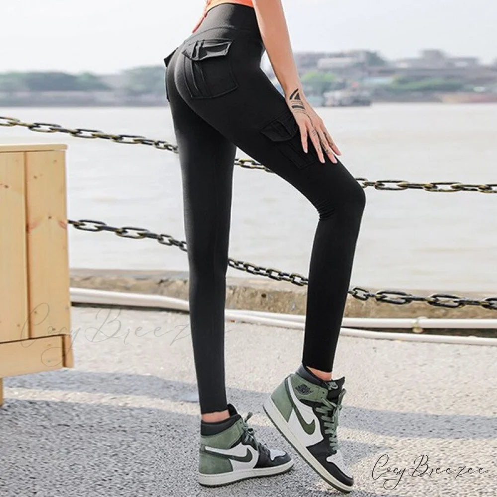 Sweatpants Outdoor Running Fitness Pants Black / S