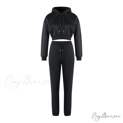 Sweatpants Tracksuit Women’s Hoodies and Winter Fashion Set