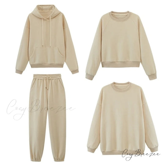 Sweatshirts Jackets Womens Winter Hooded Hoodies Fleece Oversize Solid Tracksuits Unisex Autumn Pullovers Couple
