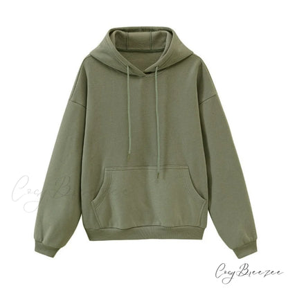 Sweatshirts Jackets Womens Winter Hooded Hoodies Fleece Oversize Solid Tracksuits Unisex Autumn Pullovers Couple army