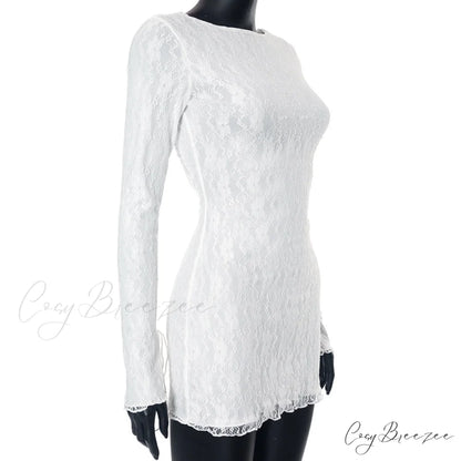 Sydney Formal Sequin Charming Scroll Mini Dress