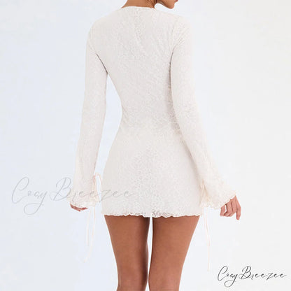 Sydney Formal Sequin Charming Scroll Mini Dress