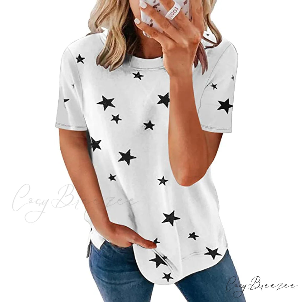 T-Shirt Brief for Crewneck Arm Women White / S