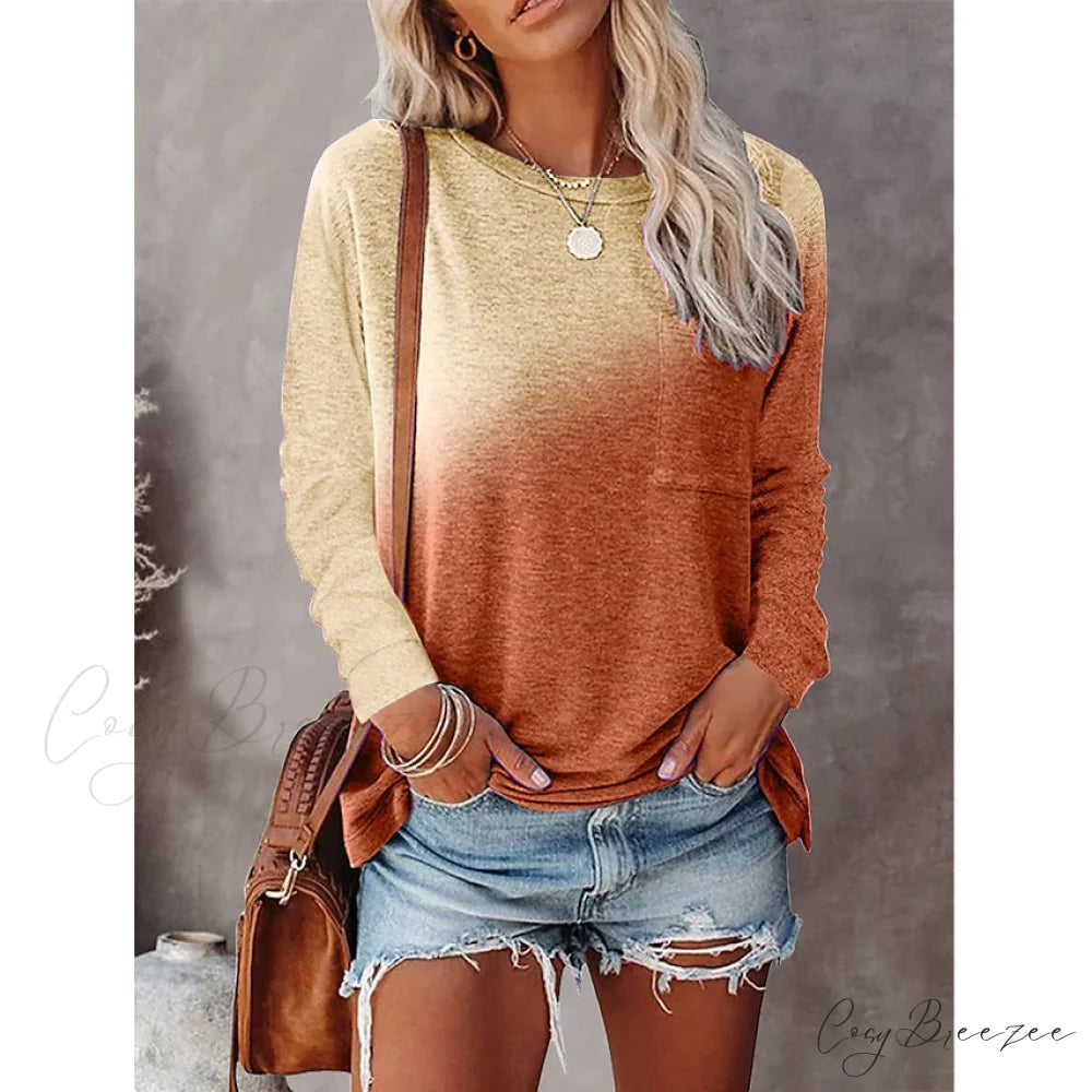 T-Shirt Women’s Drawing Top Yellow / S