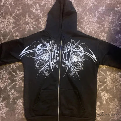 Tapout Graphic Oversized Hoodie black 2 / S hoodies-241228