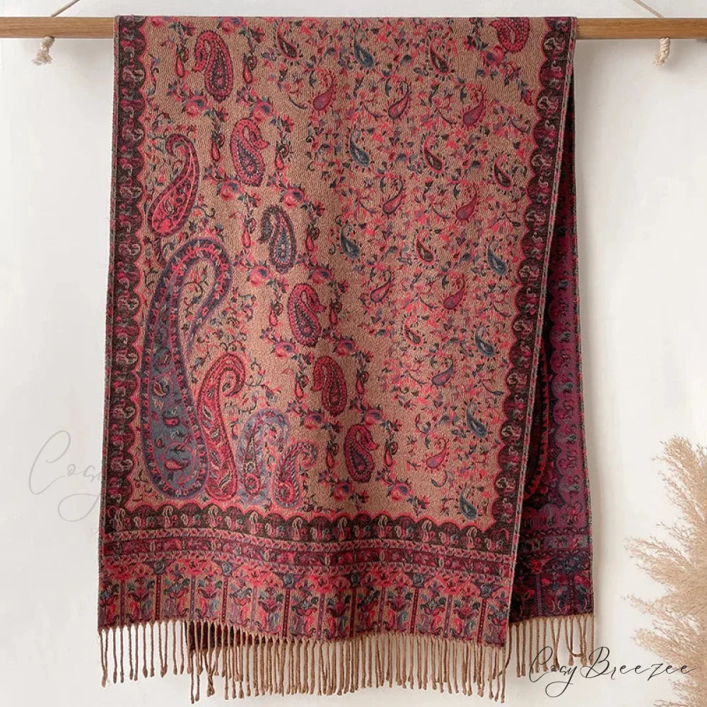 Tassel Blanket Cashmere Pashmina Scarf Color1 scarf-241228