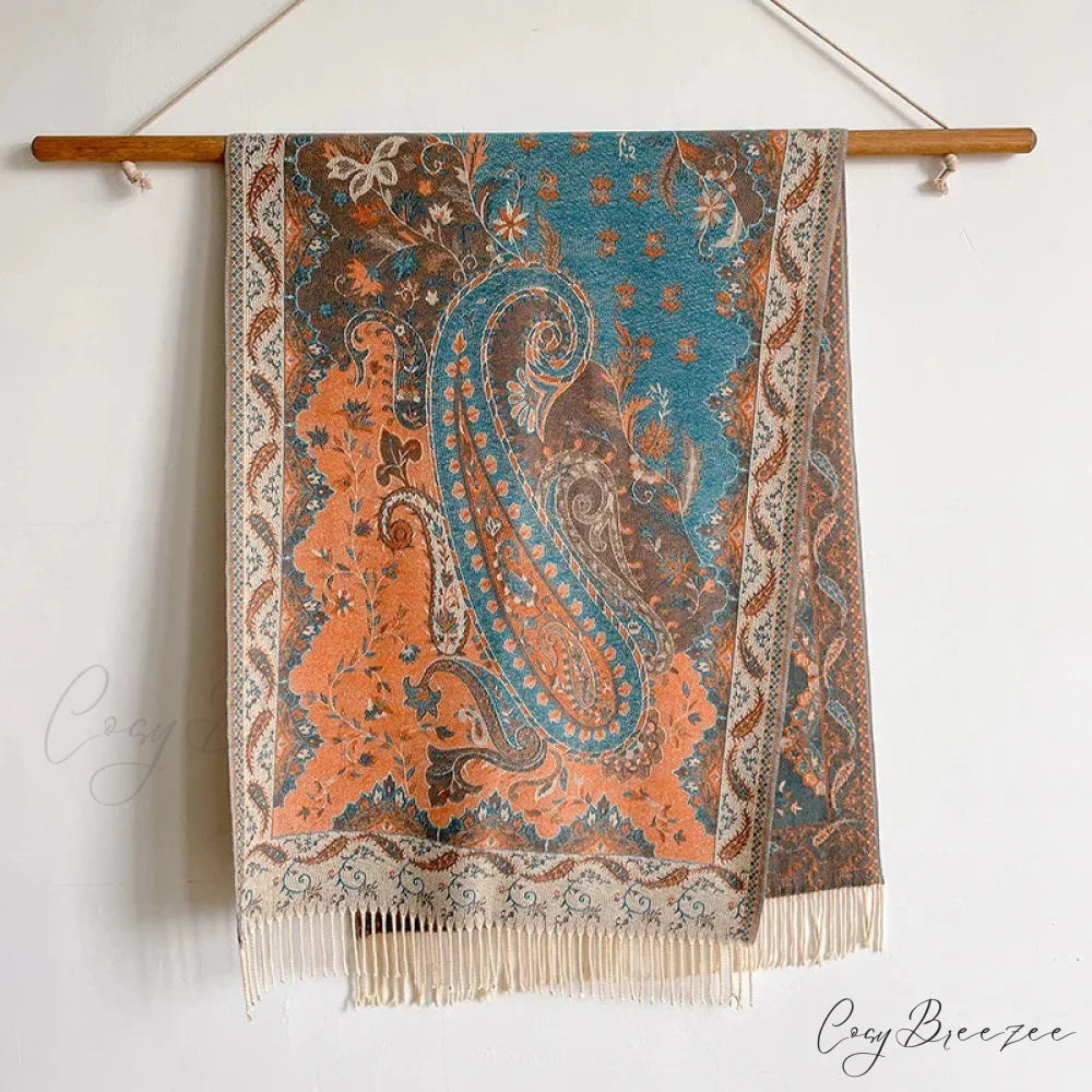 Tassel Blanket Cashmere Pashmina Scarf Color14 scarf-241228