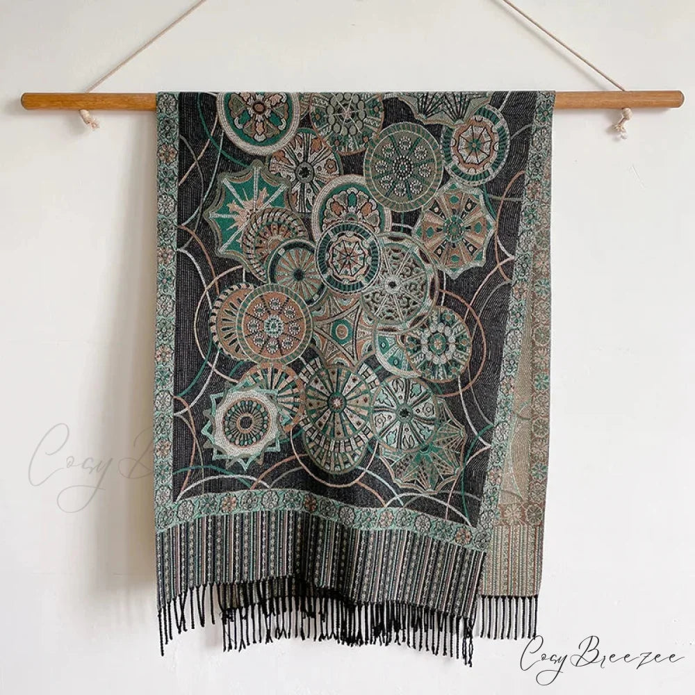 Tassel Blanket Cashmere Pashmina Scarf Color22 scarf-241228