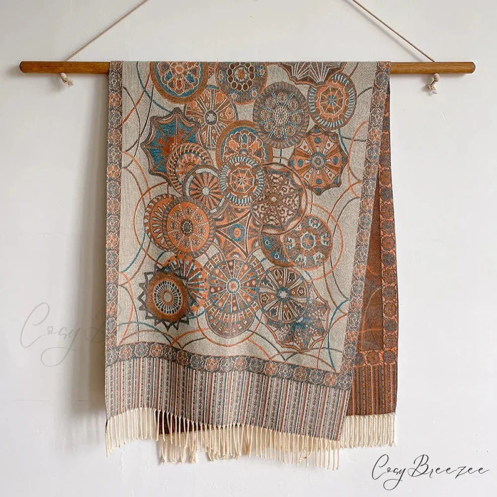 Tassel Blanket Cashmere Pashmina Scarf Color25 scarf-241228