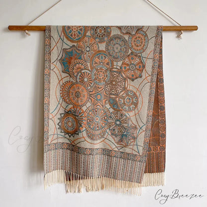 Tassel Blanket Cashmere Pashmina Scarf Color25 scarf-241228