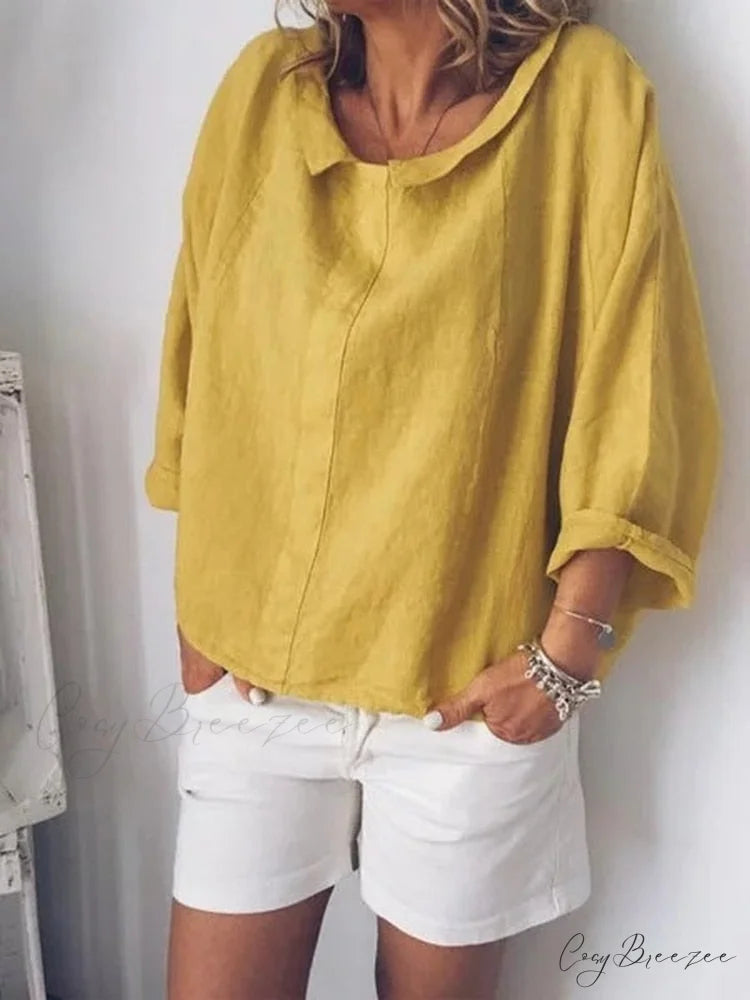 Tati Blouse Bright Yellow / S