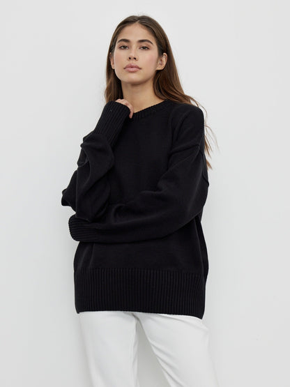 Cosybreezee - Audrey O Neck Oversized Casual Women Sweater