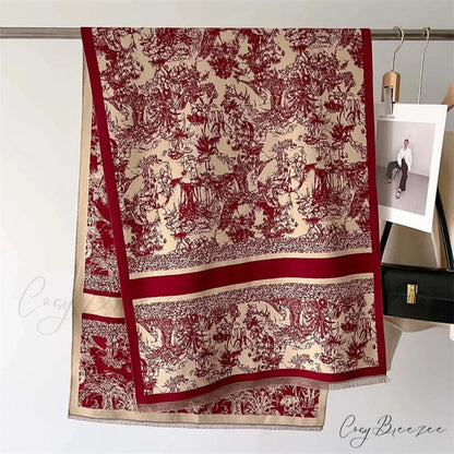 Thick Cashmere Blanket Winter Scarf scarf-241228
