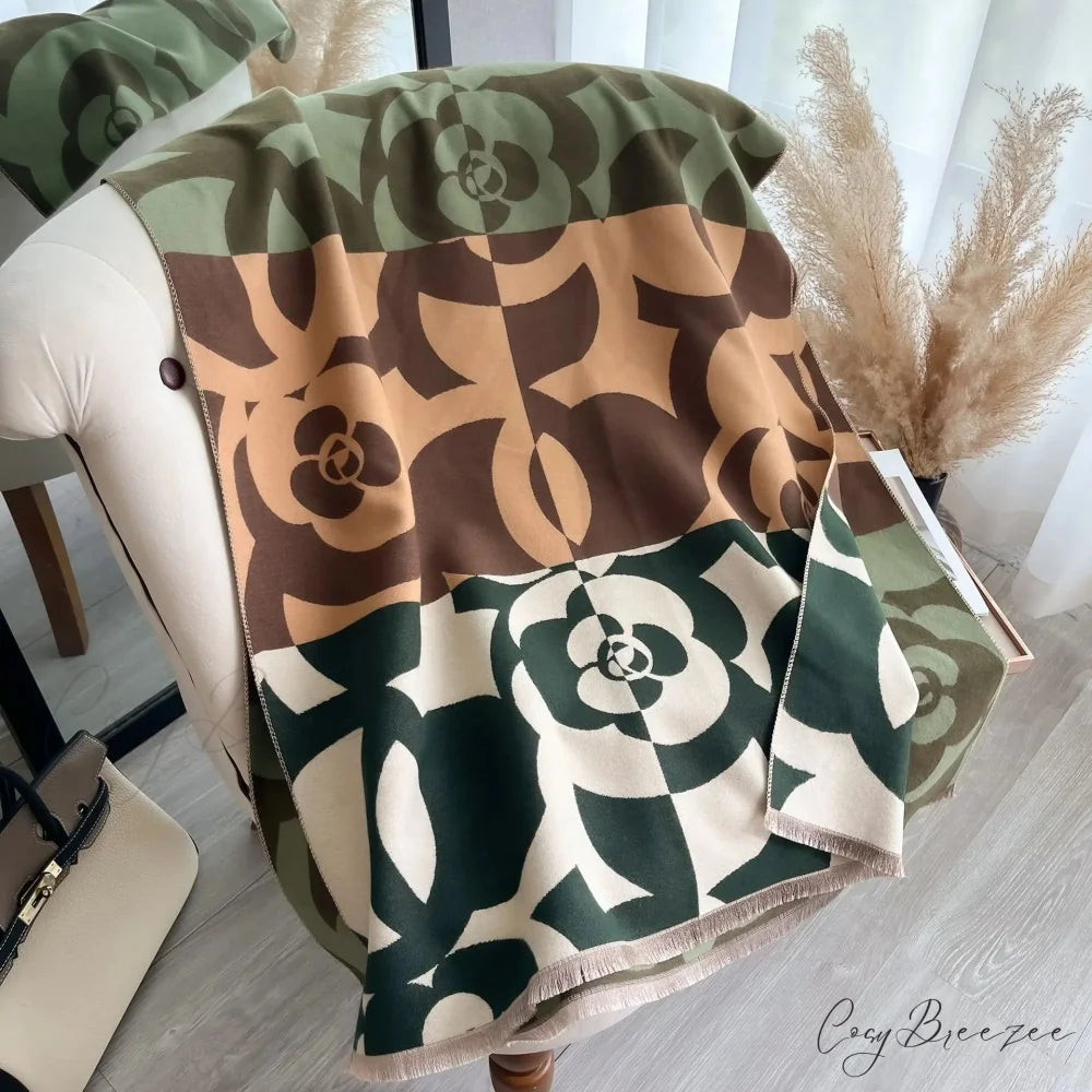 Thick Cashmere Winter Blanket Scarf scarf-241228