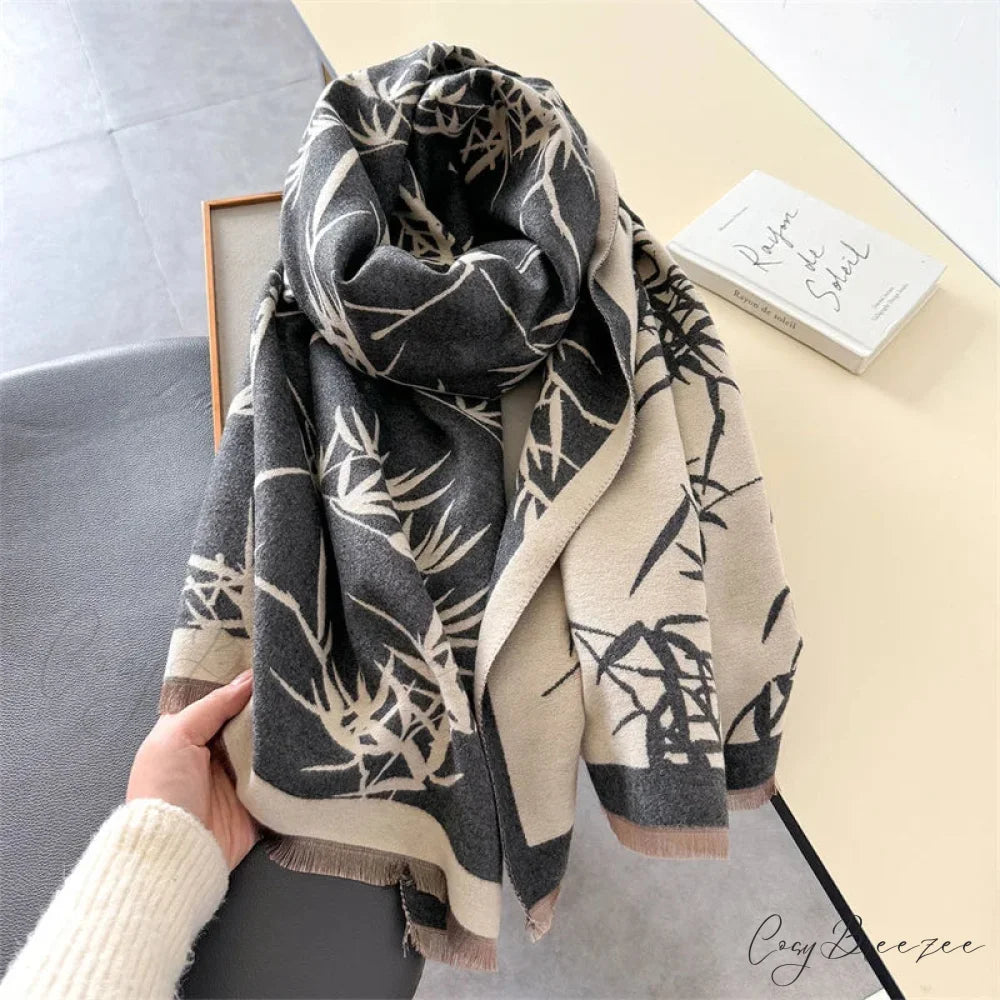 Thick Cashmere Winter Wrap Scarf Color2 scarf-241228