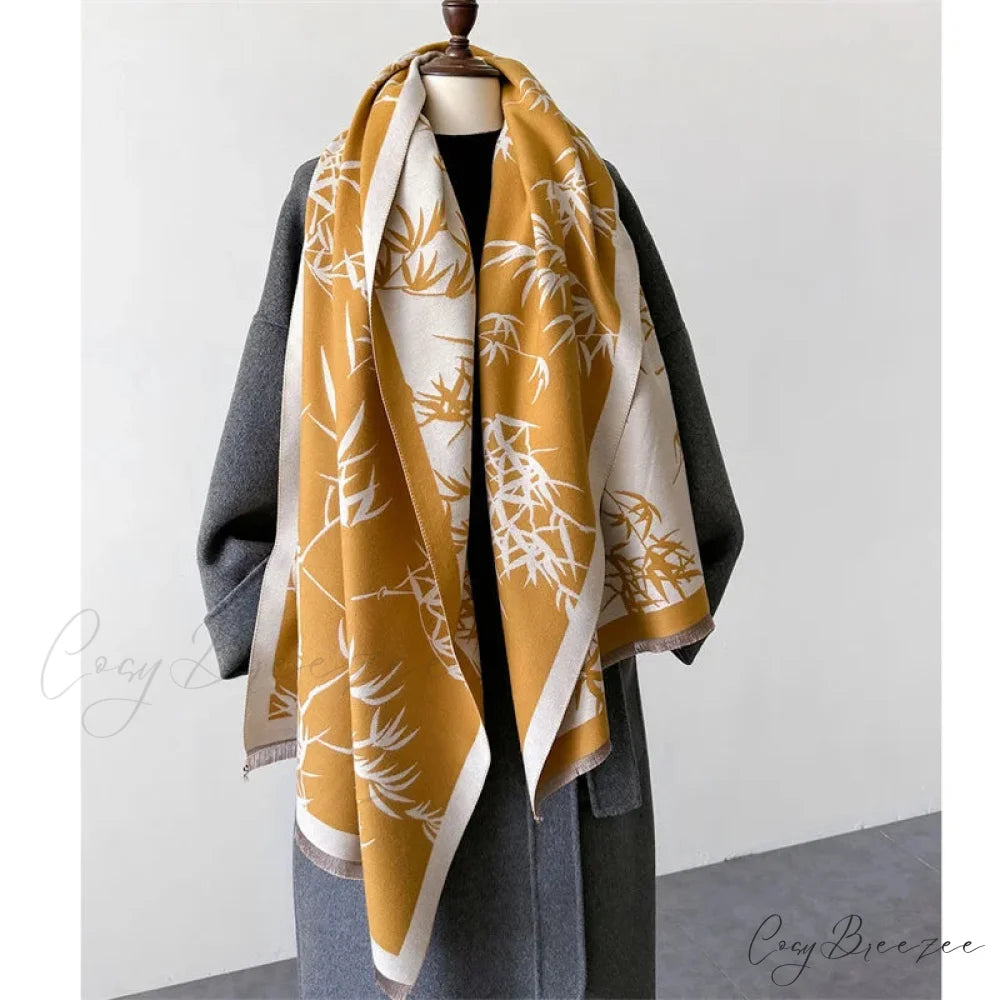 Thick Cashmere Winter Wrap Scarf Color4 scarf-241228