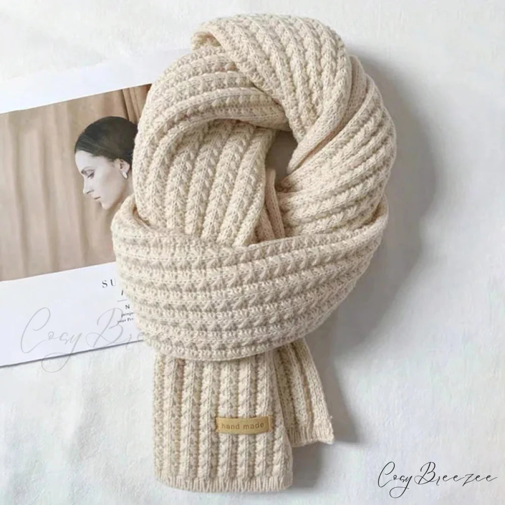 Thick Knitted Cashmere Winter Scarf scarf-241228