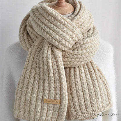 Thick Knitted Cashmere Winter Scarf scarf-241228