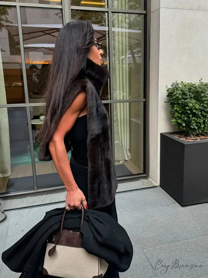 Thick Warm Sleeveless Vest Coat coats-241228