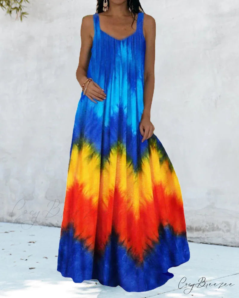 Tie-dye dress Multicolor / S