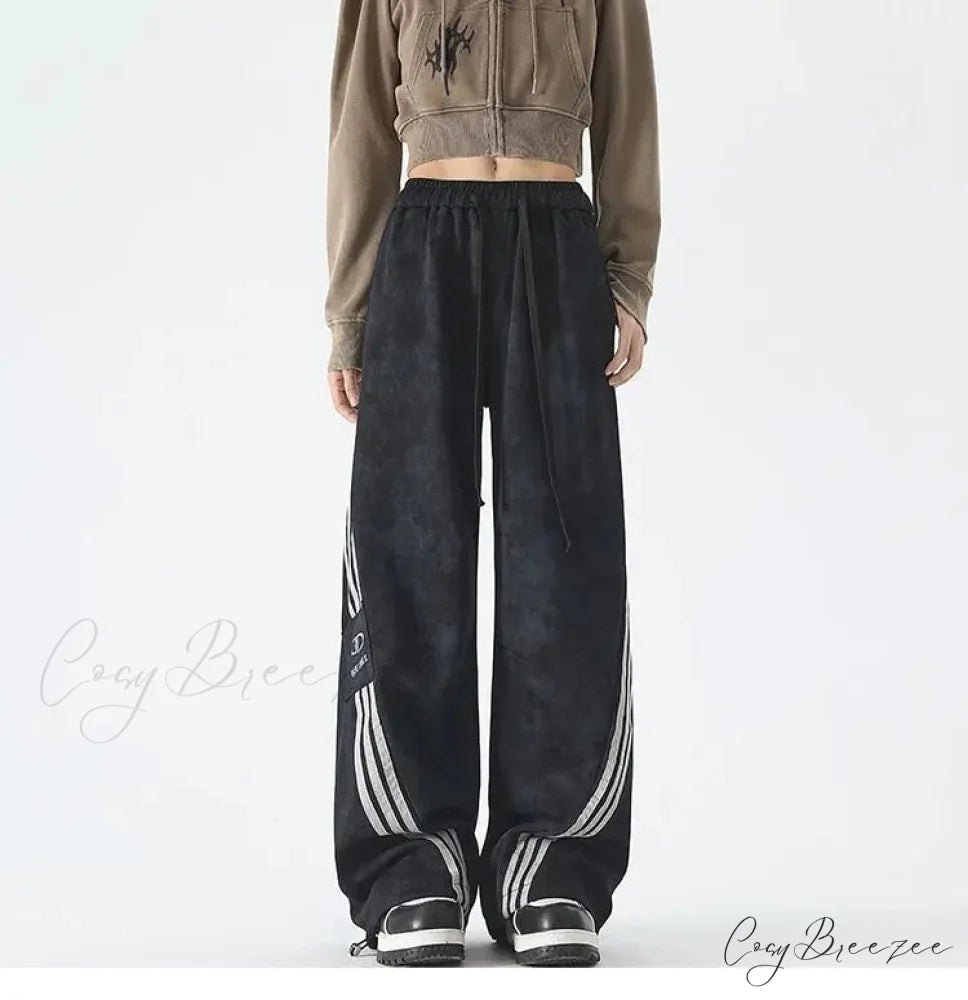 Tie Dye High Waist Motion Pants pants-241228