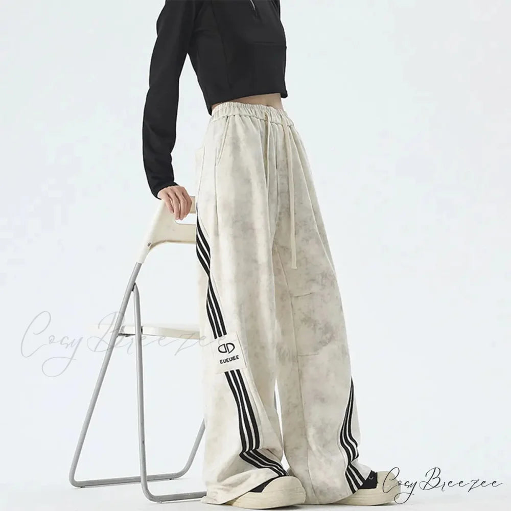Tie Dye High Waist Motion Pants pants-241228
