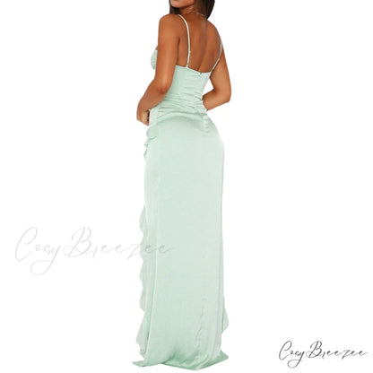 Tiffany Sleeveless High Charming Slit Formal Dress