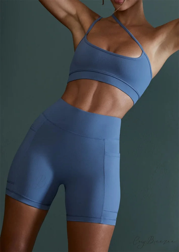 Tight Sports Pocket Fitness Yoga Short Pant