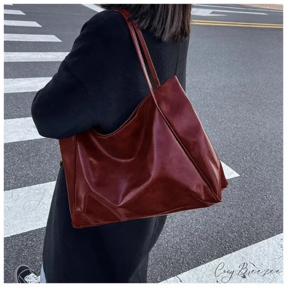 Trendy Bow Casual Bag Wine Red shoulder-250126
