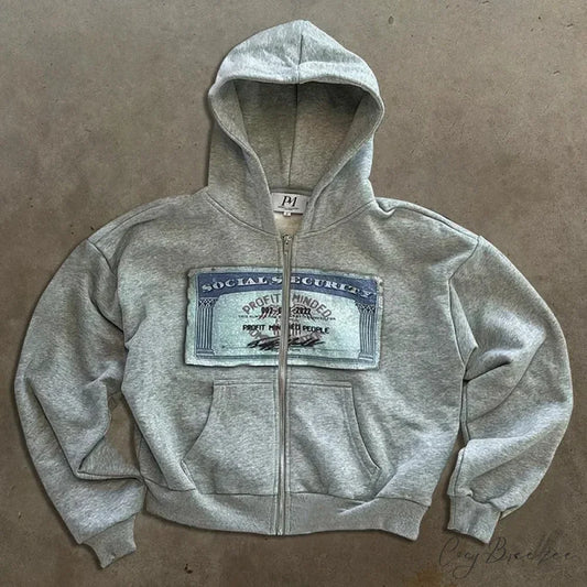 Trendy Brand Printed Hoodie 2 black / S hoodies-241228