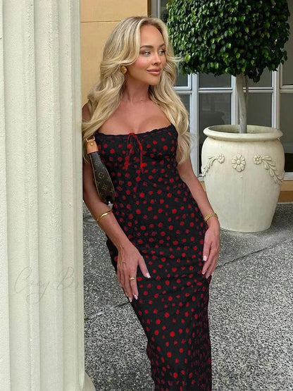 Trendy Floral Bow Bandage Bodycon Dress floraldress-250126