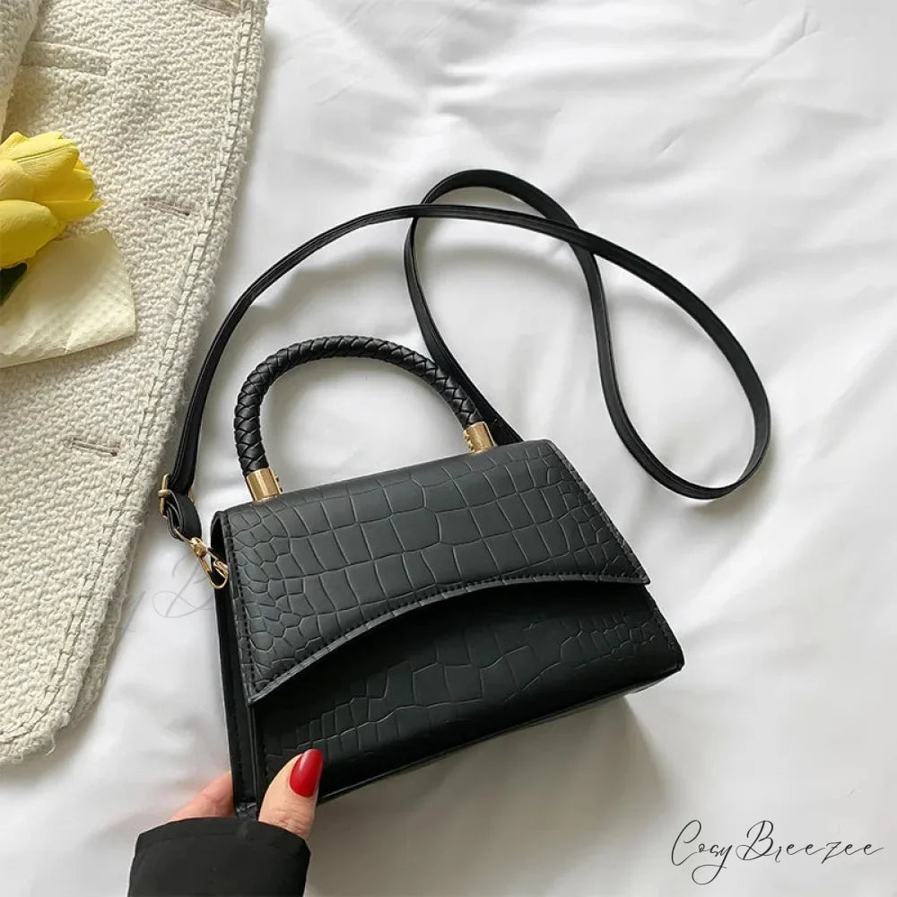 Trendy Plaid Chain Designer Crossbody Handbag handbag-250126