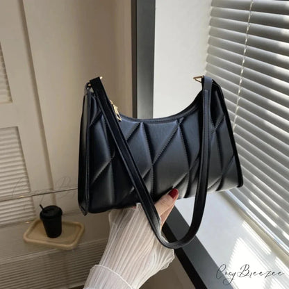 Trendy PU Leather Underarm Shoulder Bag shoulder-250126