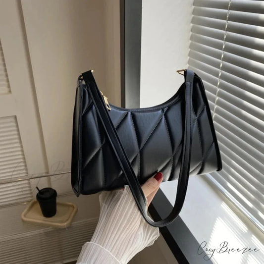 Trendy PU Leather Underarm Shoulder Bag shoulder-250126