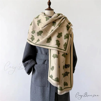 Trendy Winter Warm Cashmere Scarf white3 scarf-241228