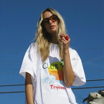 Tropical Shoreline Summer Vsco Tee t-shirt-250223