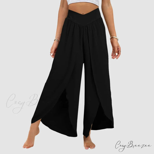 Tulle Ruffled Pleated Summer Pants pants-241228