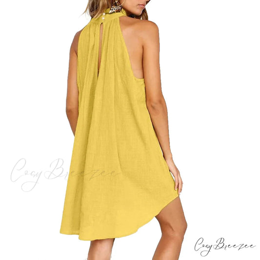 Turtleneck T-Shirt Dress for Women