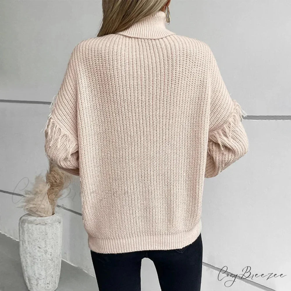 Turtleneck Urban Knit Sweater swraters-241228