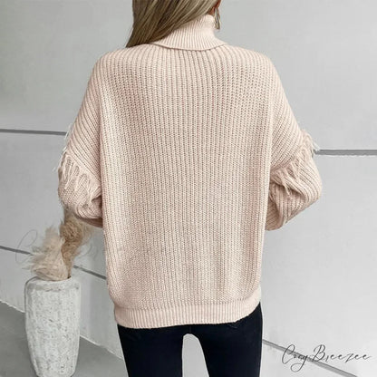 Turtleneck Urban Knit Sweater swraters-241228
