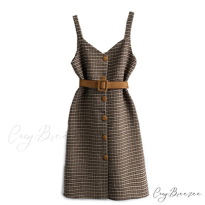 Two Winter Knee-Length vestidos Autumn plus party Women Fashion Elegant wool Piece belt Gown Valentine’s for With