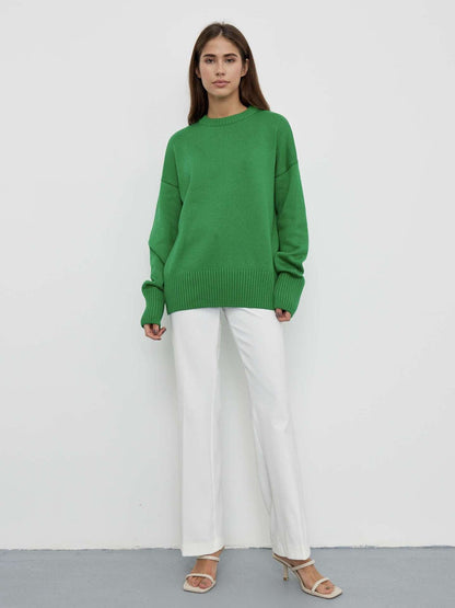 Cosybreezee - Audrey O Neck Oversized Casual Women Sweater