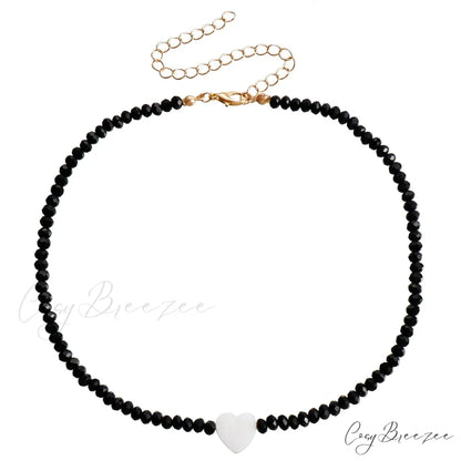 Unique White Water Wave Shell Necklace GOLD