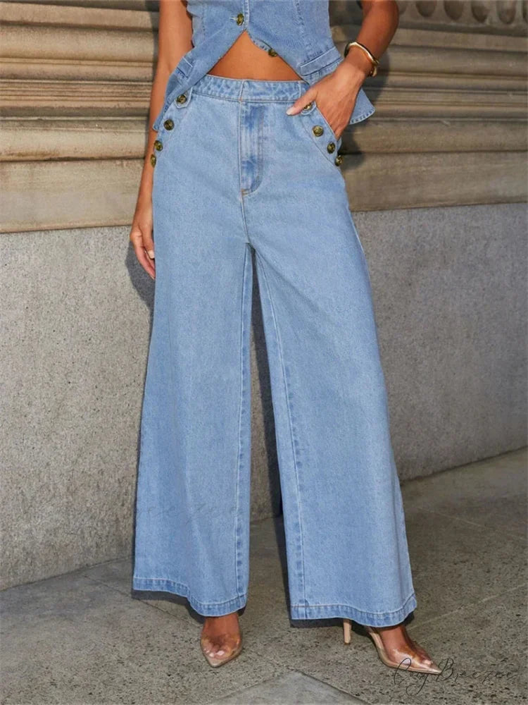 Urban Jean Wide Fit Work Set officetwopieceset-250223