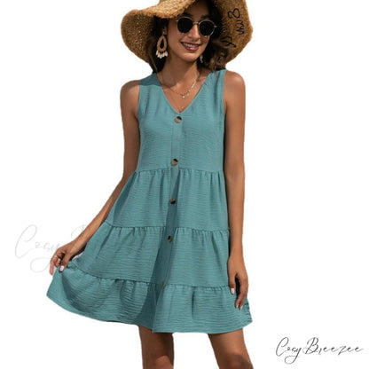 V-Neck Boho Beach Sexy Dresses
