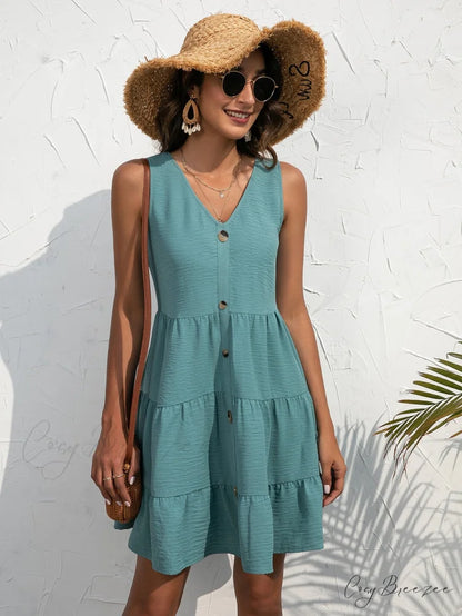 V-Neck Boho Beach Sexy Dresses