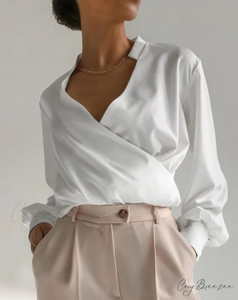 V-NECK SHIRT - TIARA