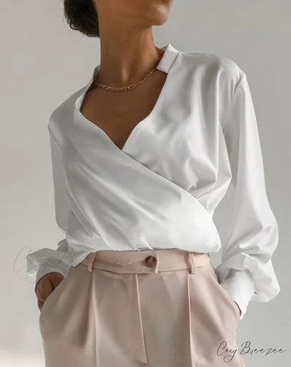 V-NECK SHIRT - TIARA
